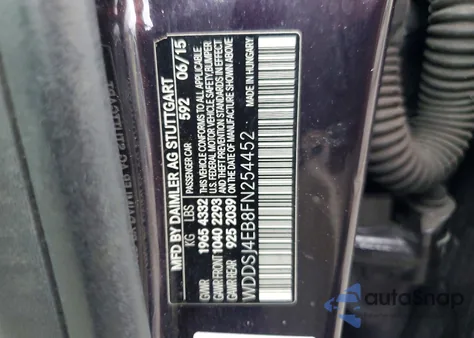 2015 Mercedes-Benz Cla 250 из США, поврежденный, VIN WDDSJ4EB8FN254452